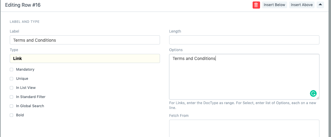 ภาพประกอบ Fetching data from a linked master จาก ERPNext