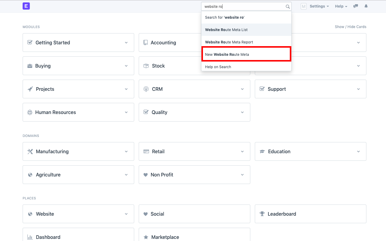 ภาพประกอบ 3 Step SEO for your ERPNext Website จาก ERPNext