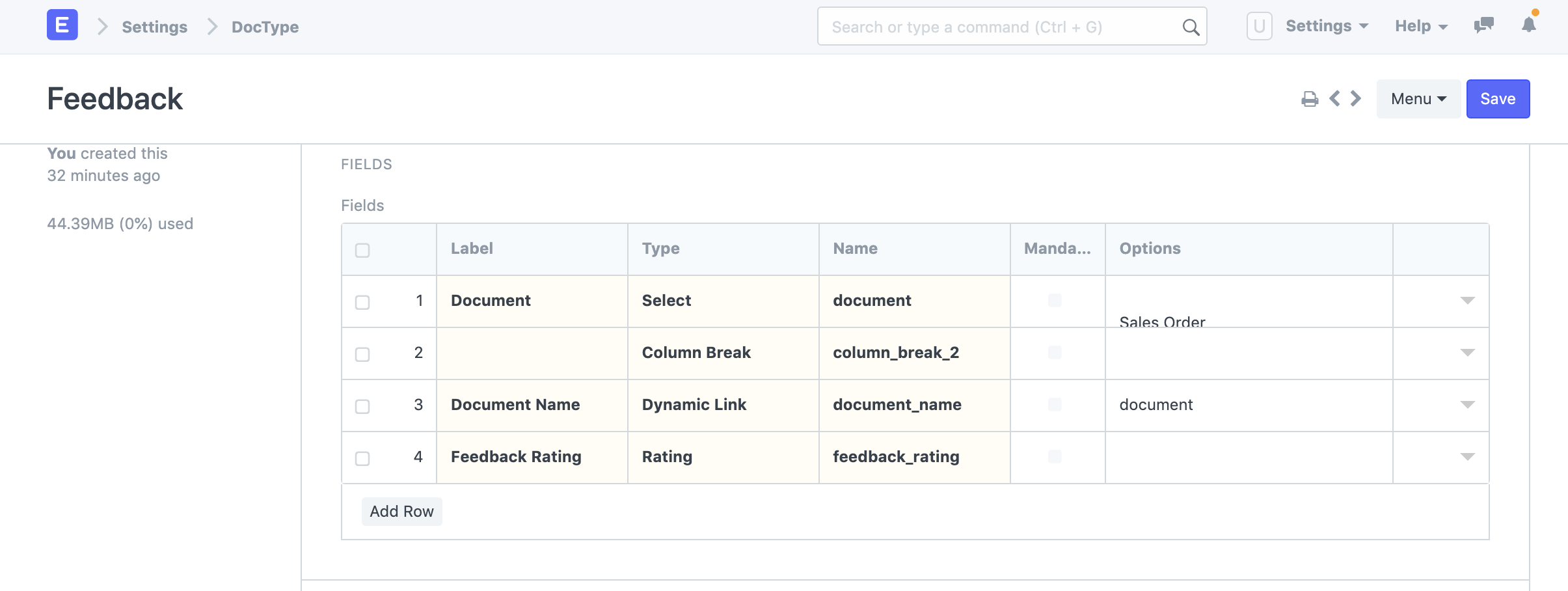 ภาพประกอบ Feedback Request Using a Web Form จาก ERPNext