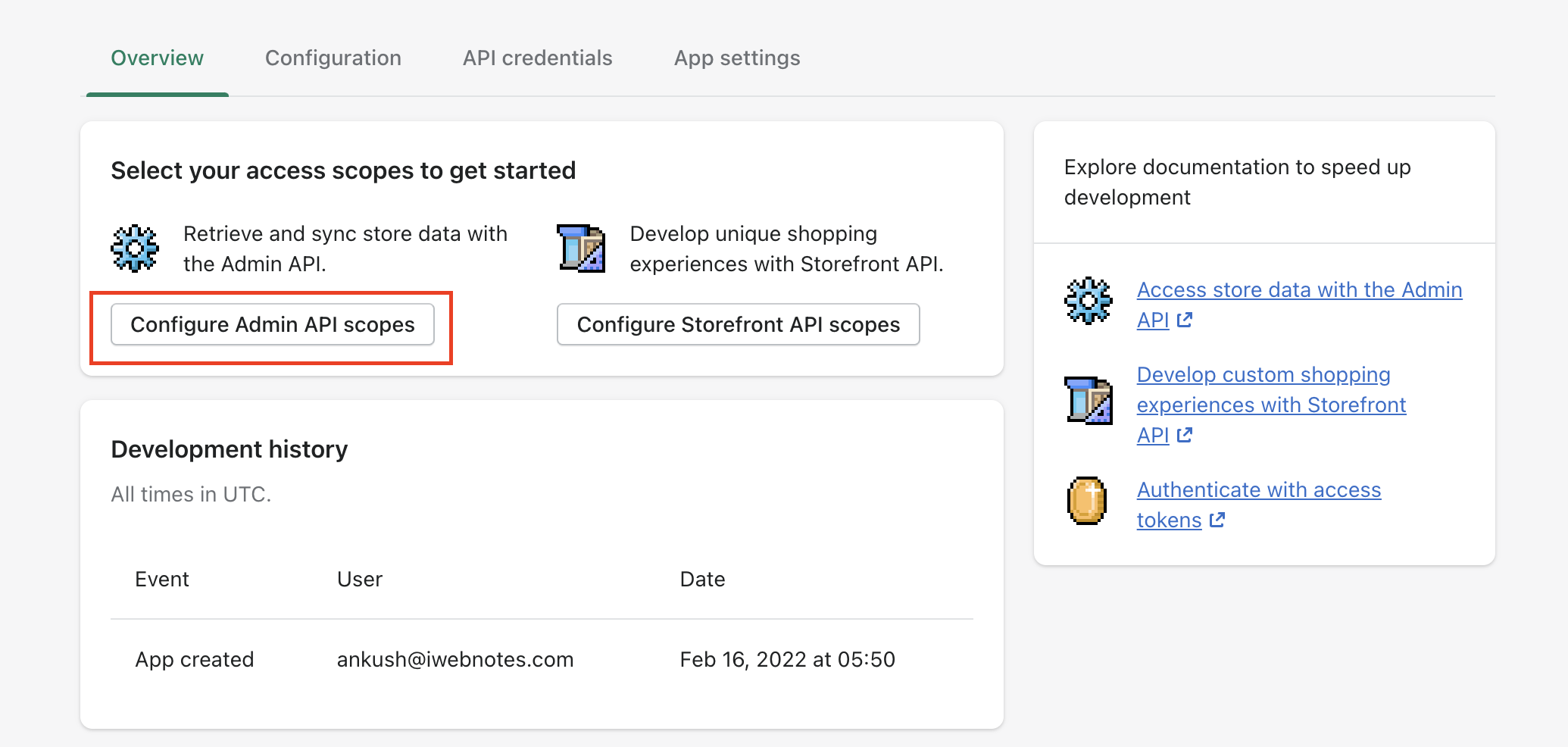 ภาพประกอบ Shopify Integration จาก ERPNext