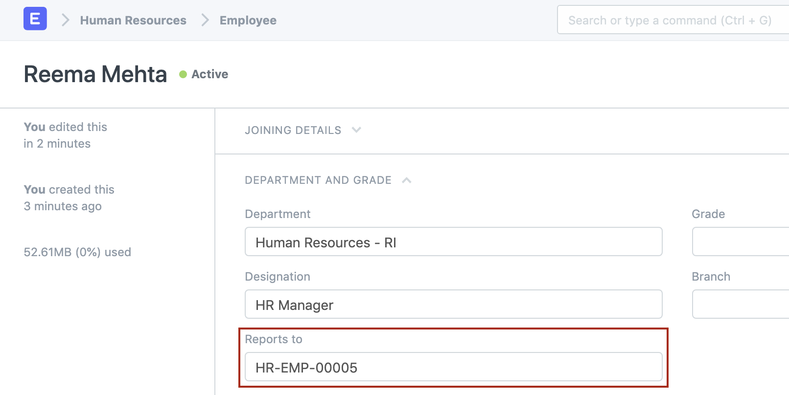 ภาพประกอบ User Permission based on Hierarchy จาก ERPNext