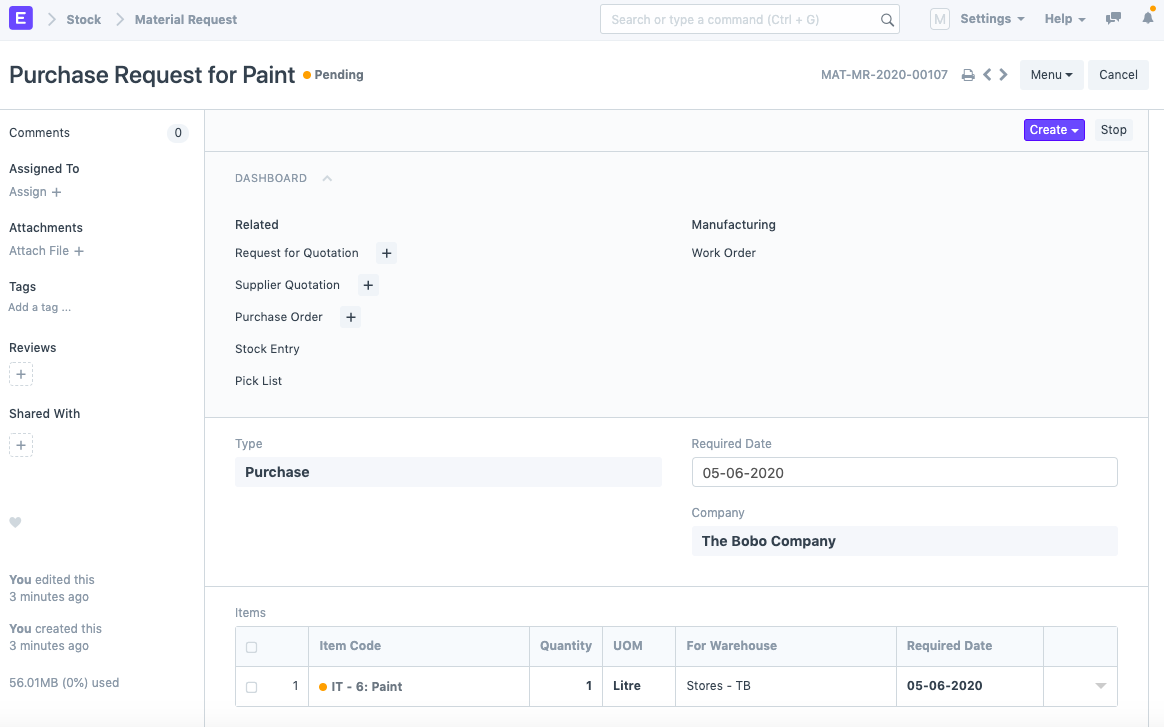 ภาพประกอบ Include Document Link in Notification Email จาก ERPNext