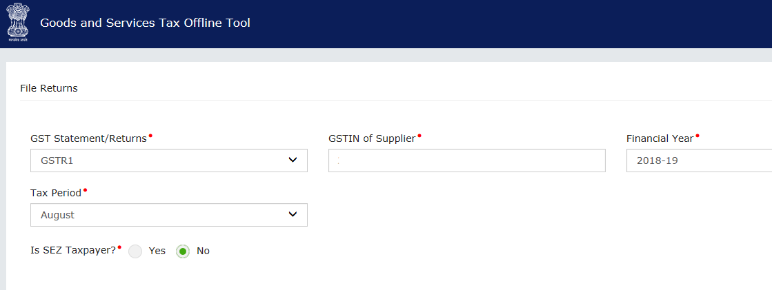 ภาพประกอบ Generate GSTR-1 JSON File จาก ERPNext