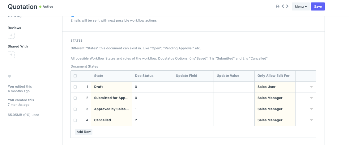ภาพประกอบ Easy steps to setup Workflow จาก ERPNext