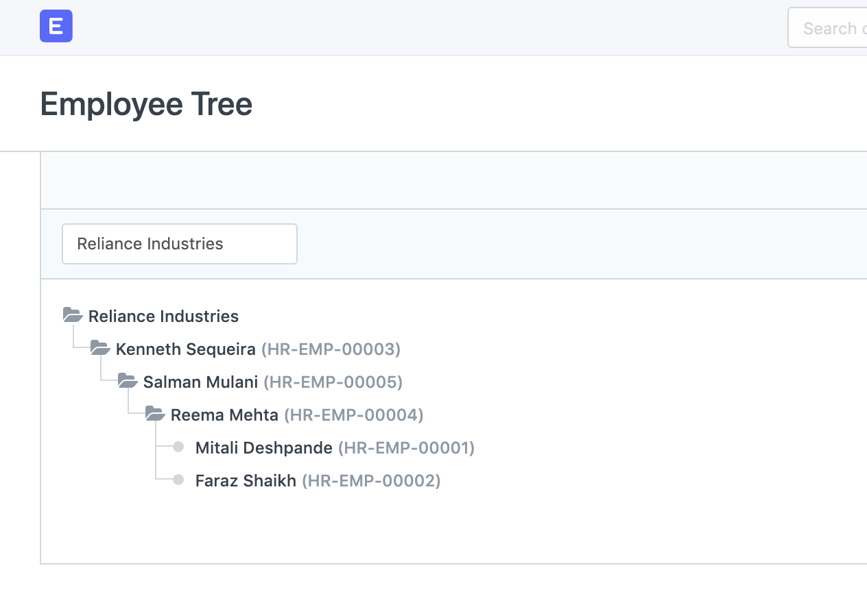 ภาพประกอบ User Permission based on Hierarchy จาก ERPNext