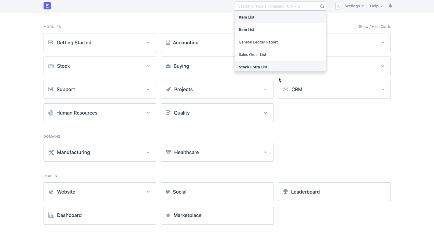 ภาพประกอบ Set default values for any field จาก ERPNext