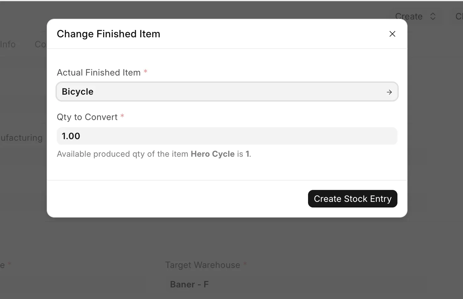 ภาพประกอบ Alternative Finished Goods จาก ERPNext