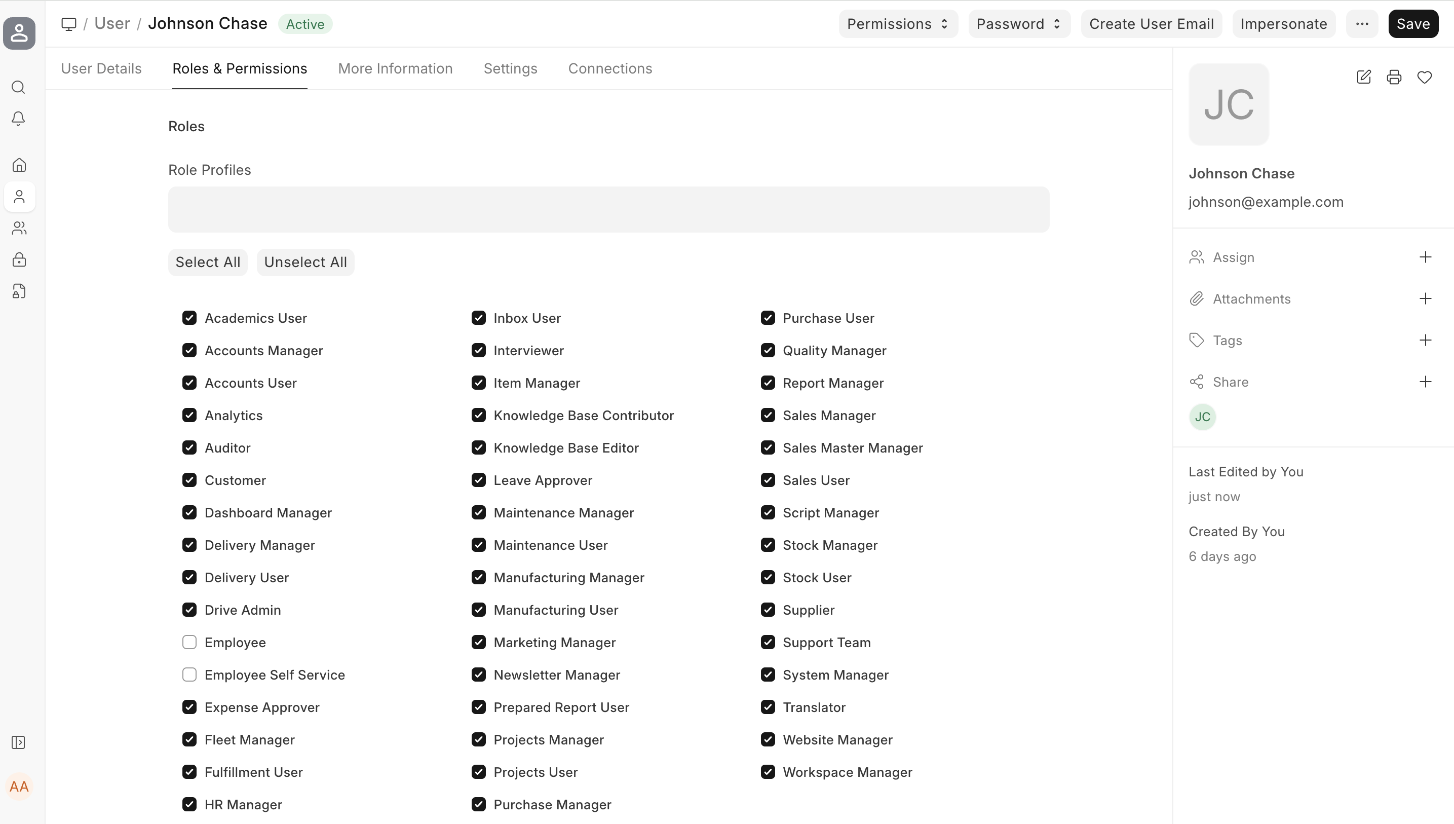 ภาพประกอบ Adding Users จาก ERPNext