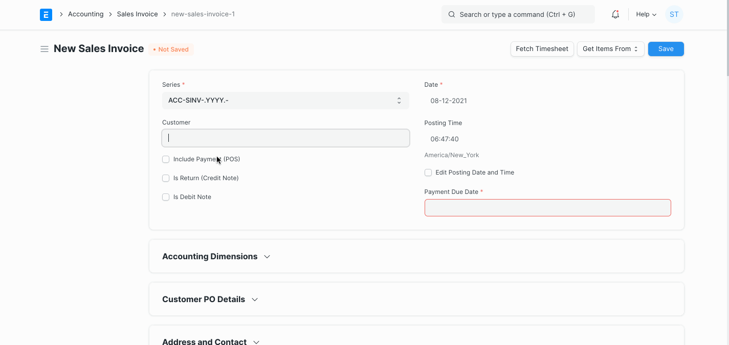 ภาพประกอบ Taxjar Integration จาก ERPNext