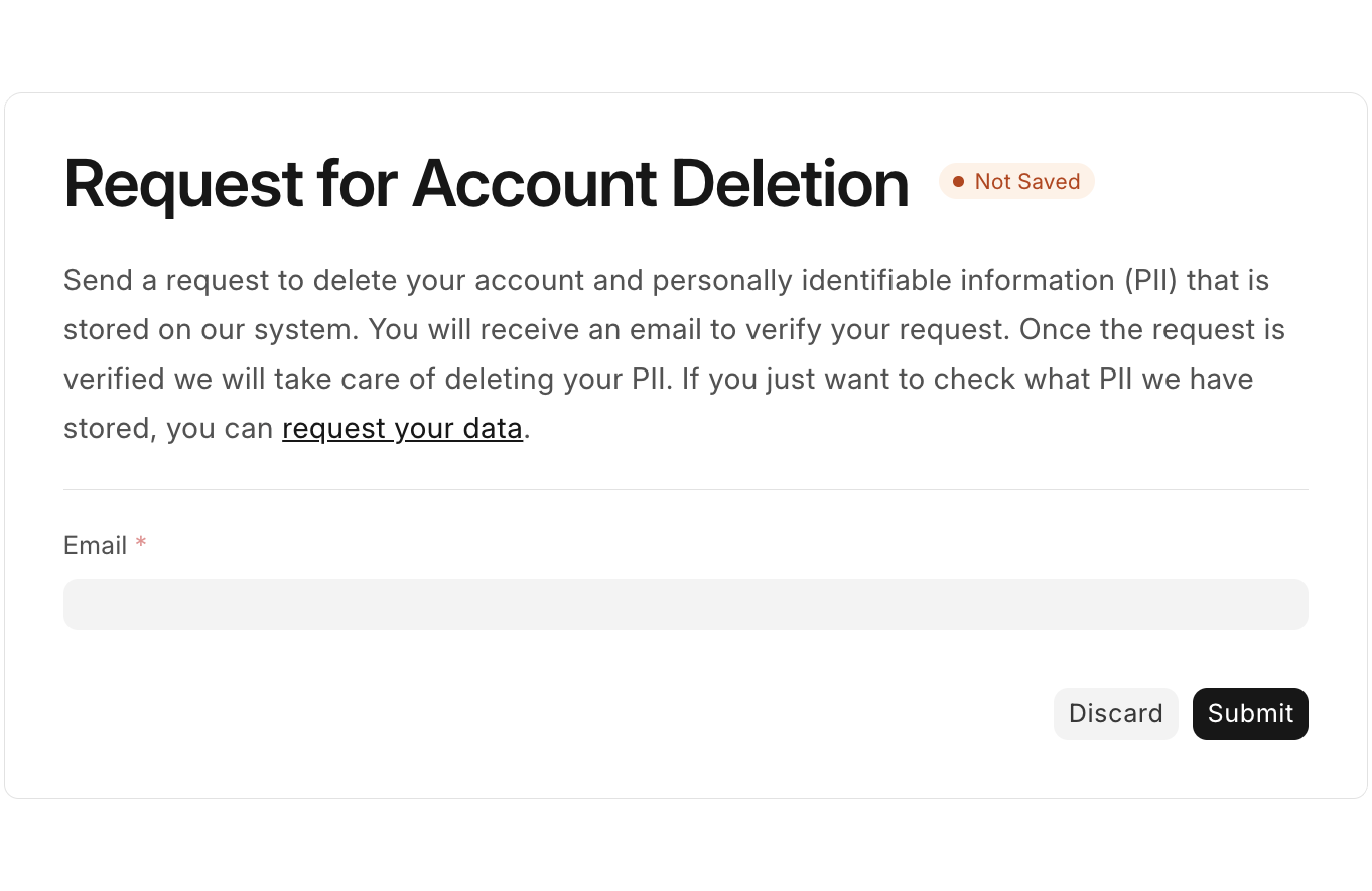 ภาพประกอบ Personal Data Deletion จาก ERPNext