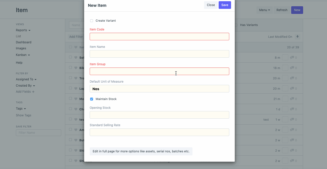 ภาพประกอบ Setting Workflows on Masters จาก ERPNext