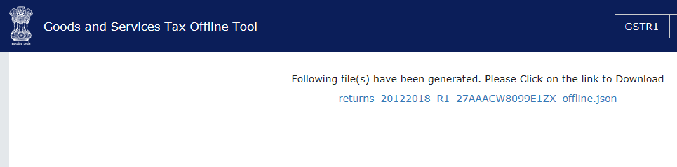 ภาพประกอบ Generate GSTR-1 JSON File จาก ERPNext