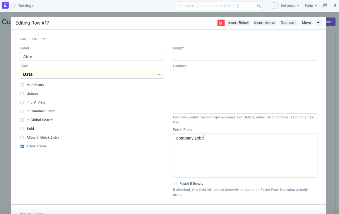 ภาพประกอบ Company-wise Naming Series จาก ERPNext