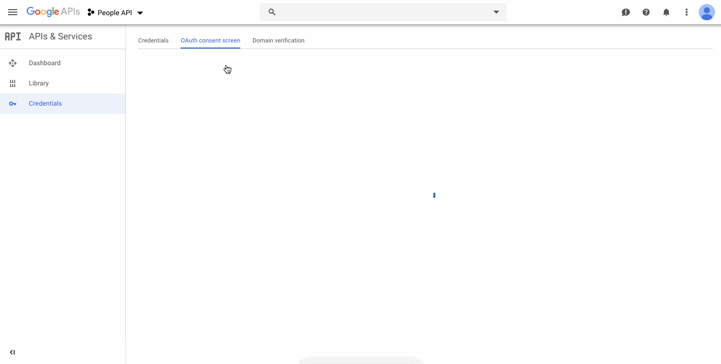 ภาพประกอบ Google Settings จาก ERPNext