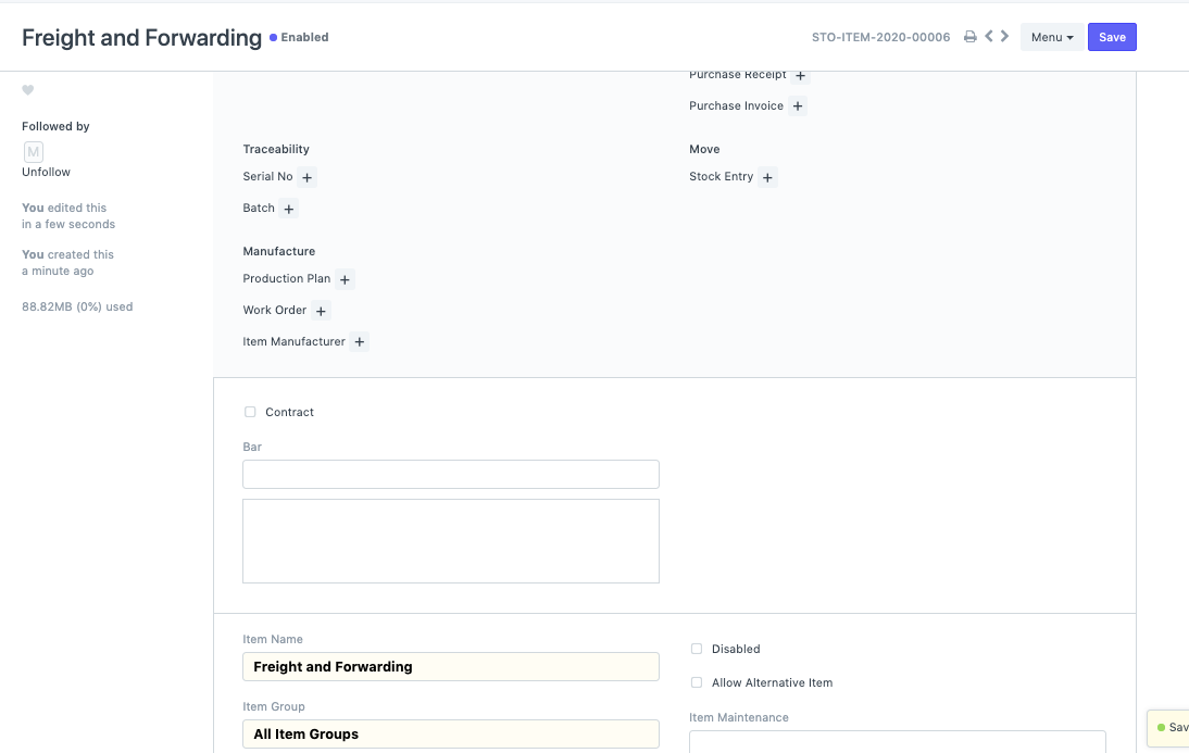 ภาพประกอบ Calculating Freight in taxes in ERPNext จาก ERPNext
