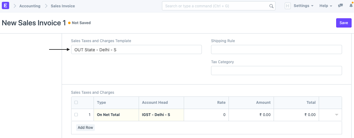 ภาพประกอบ GST for multiple branches จาก ERPNext