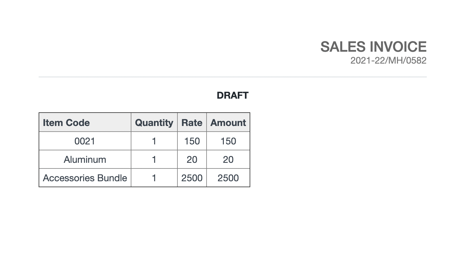 ภาพประกอบ Fetch child table values using Jinja tags จาก ERPNext