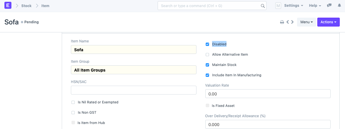 ภาพประกอบ Setting Workflows on Masters จาก ERPNext