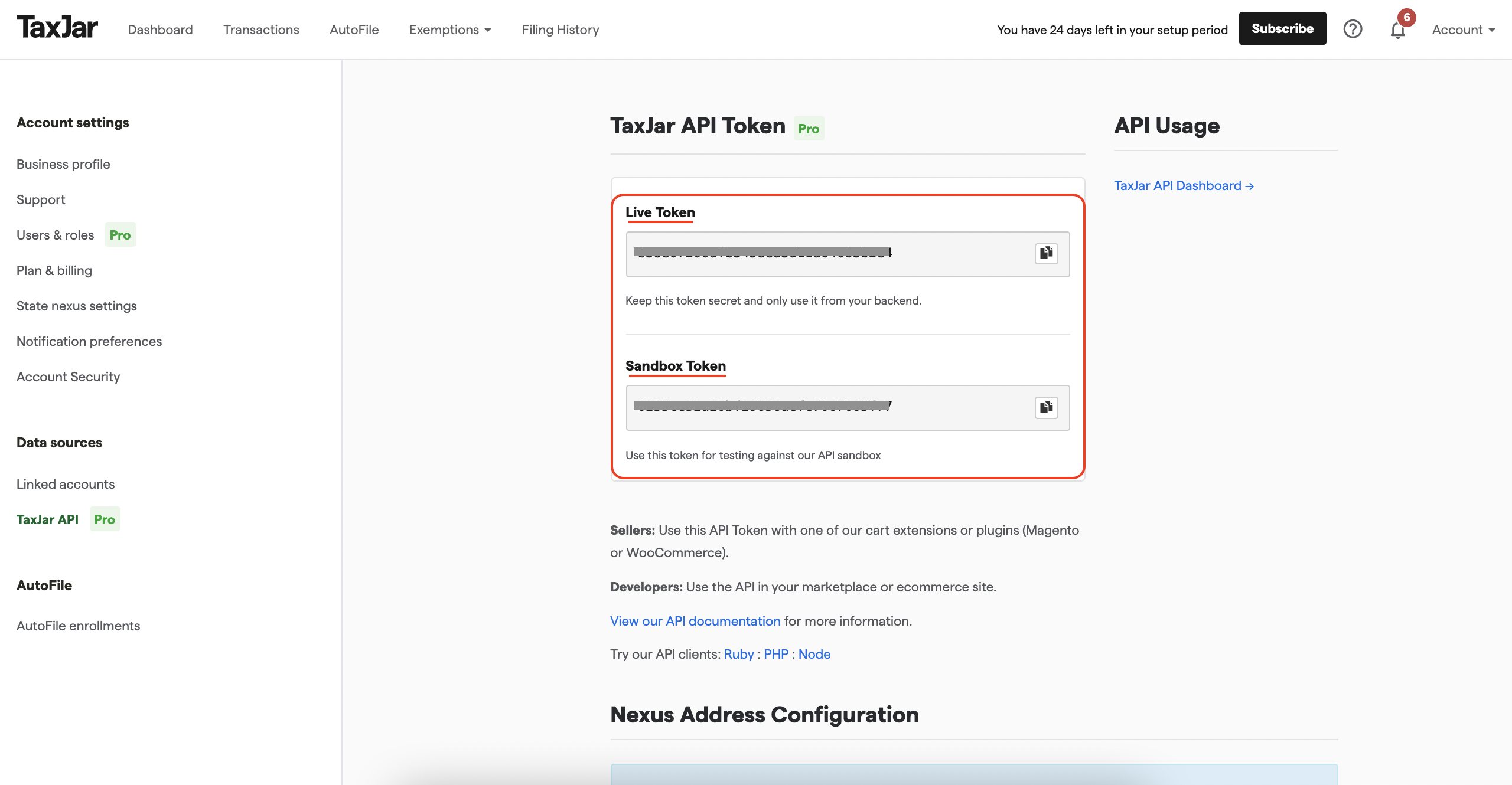 ภาพประกอบ Taxjar Integration จาก ERPNext