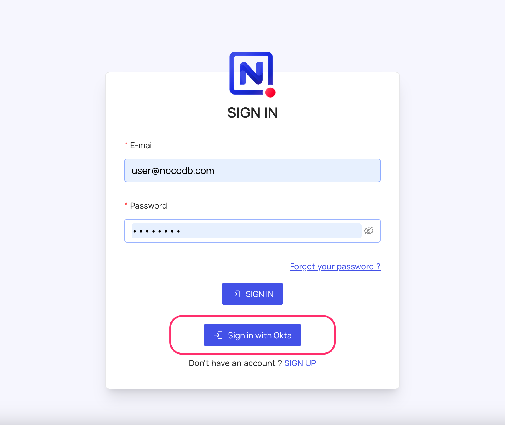 SAML SSO Configuration