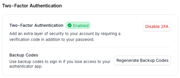 2FA enabled