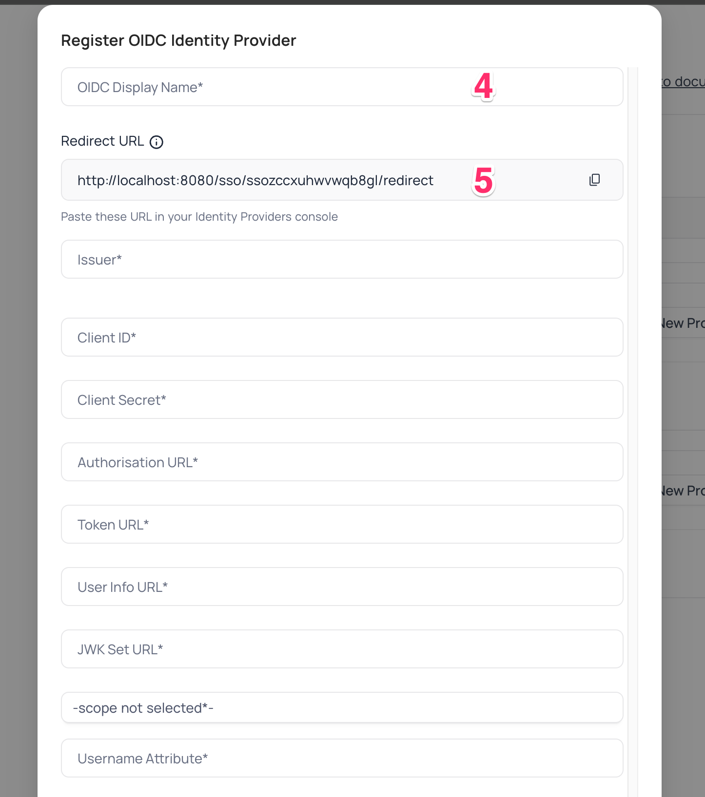 OIDC SSO Configuration