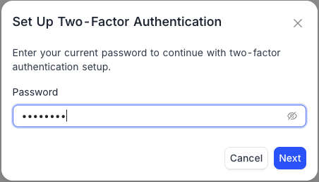 Enter password