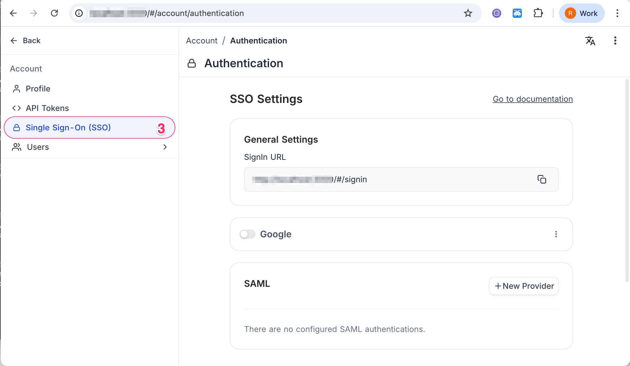SSO Configuration